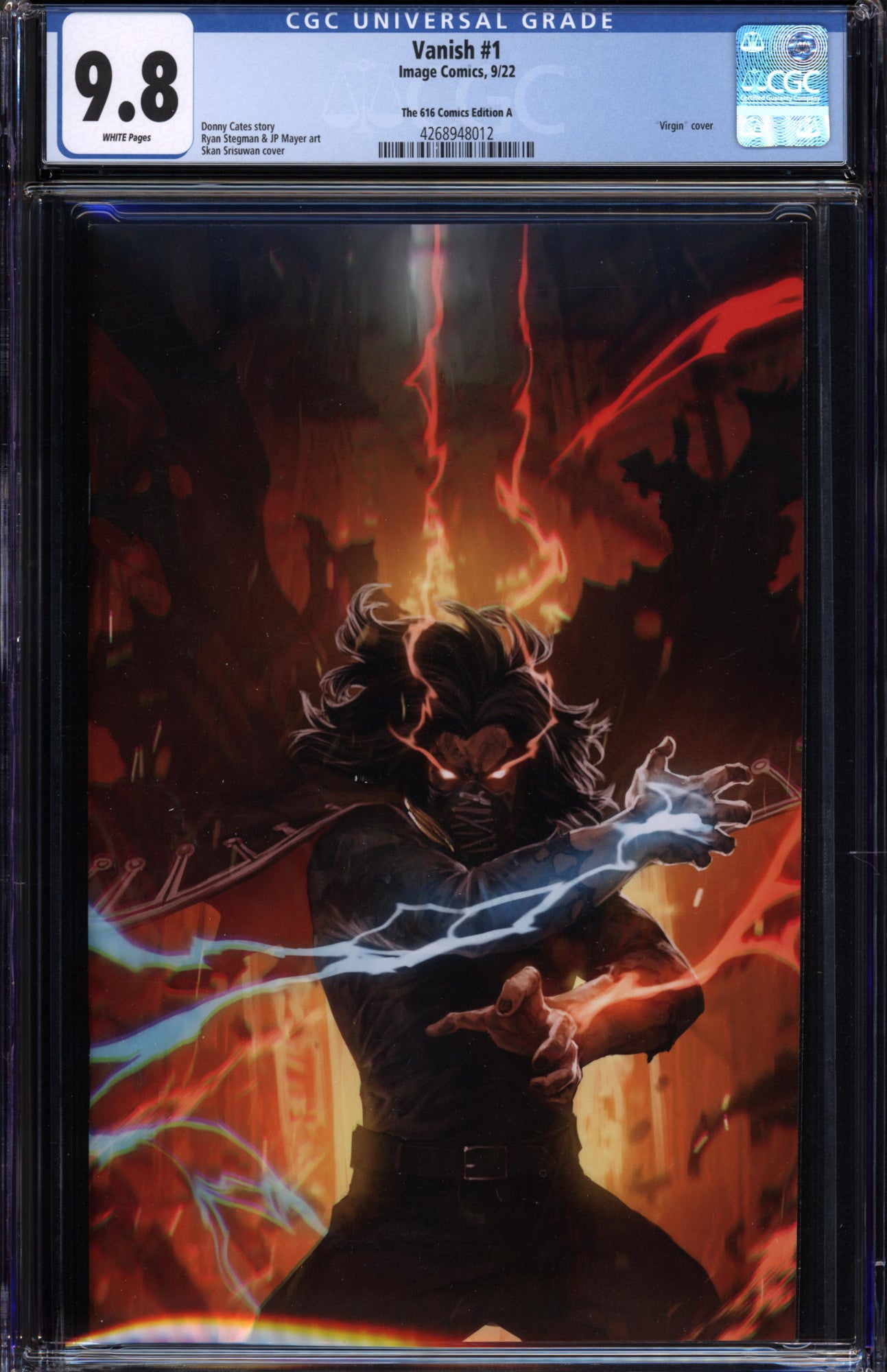 Vanish #1 (Image, 2022) CGC 9.8 616 Comics Virgin Variant