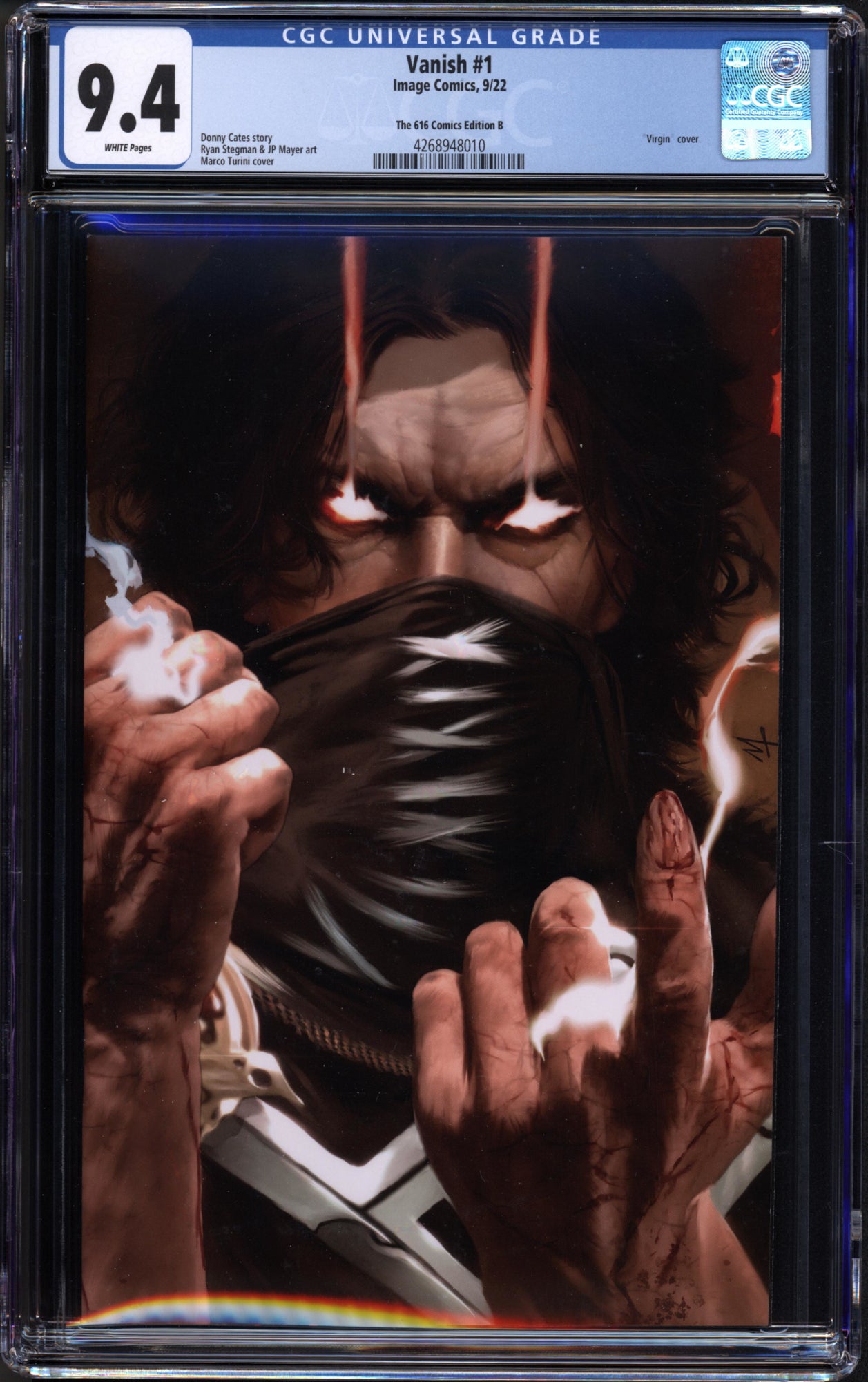 Vanish #1 (Image, 2022) CGC 9.4 616 Comics Virgin Variant