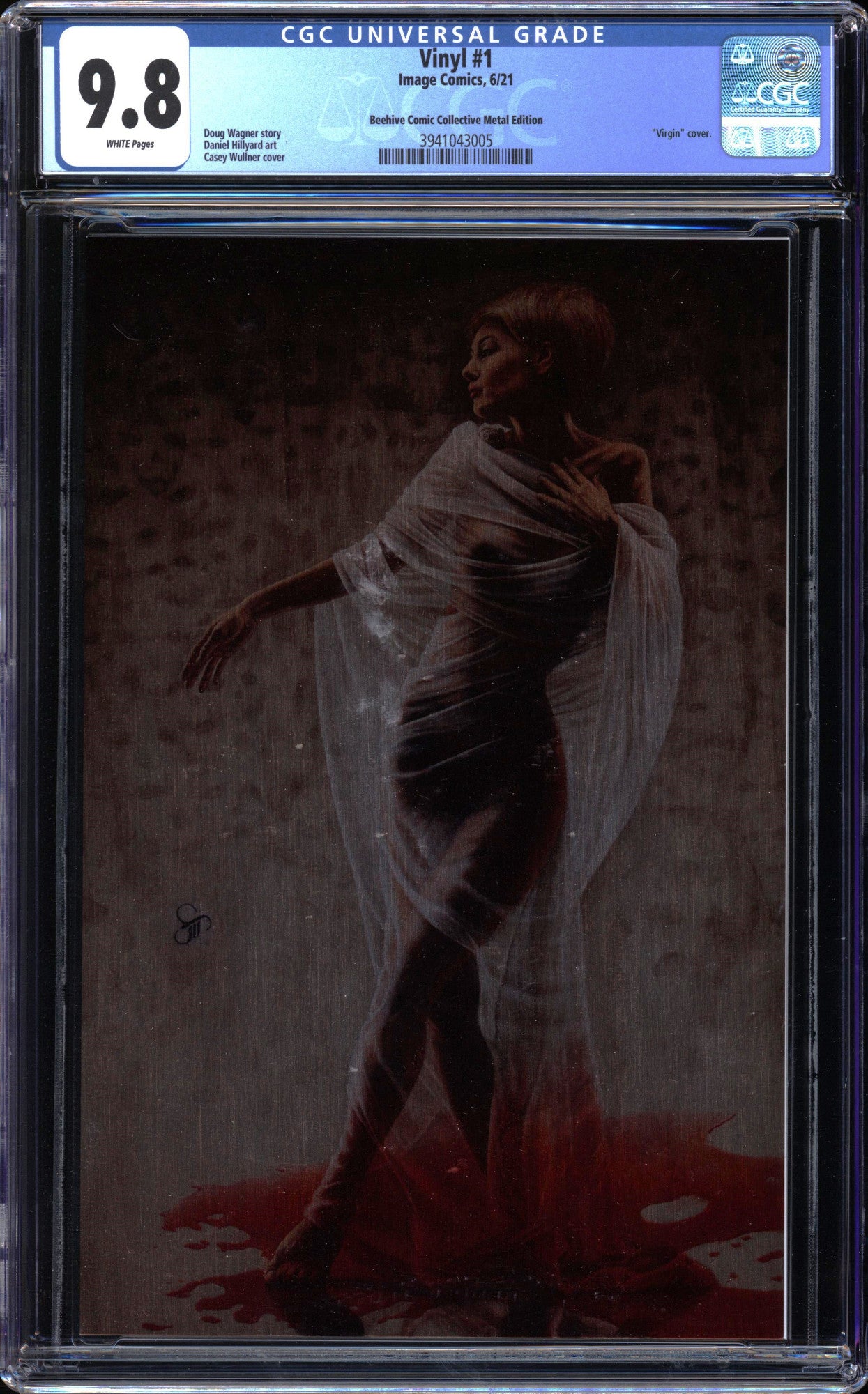 Vinyl #1 (Image, 2021) CGC 9.8 Beehive Metal Edition
