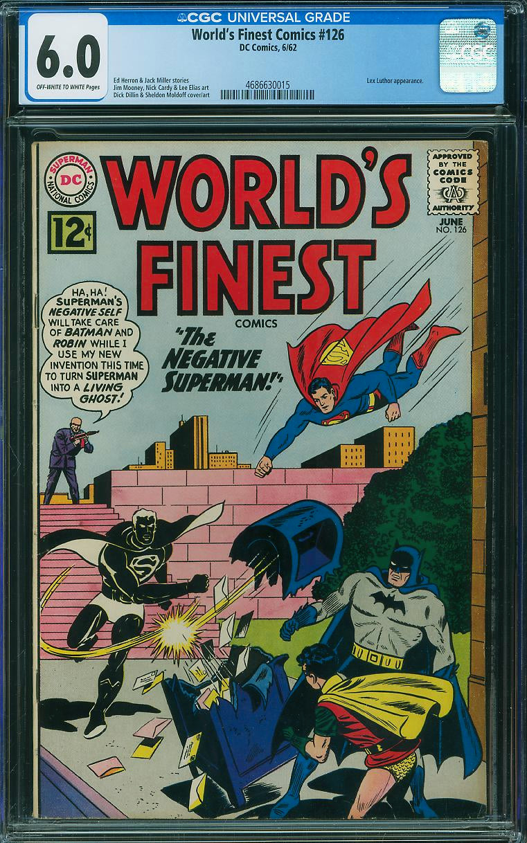 World's Finest Comics #126 (DC, 1962) CGC 6.0