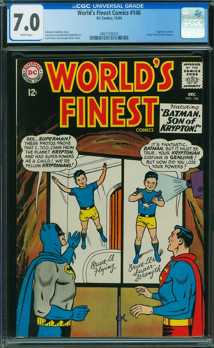 World’s Finest #146 (DC, 1964) CGC 7.0