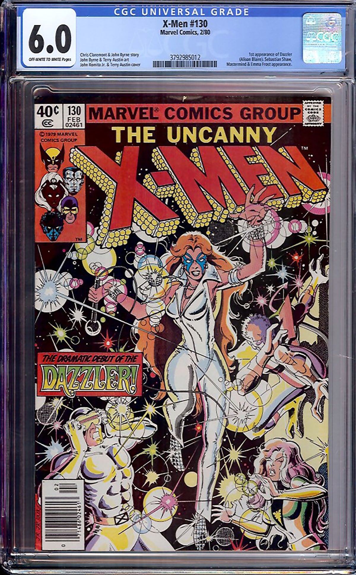 X-Men #130 (Marvel, 1980) CGC 6.0 1st Dazzler