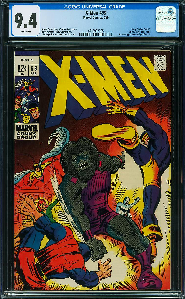 X-Men #53 (Marvel, 1969) CGC 9.4