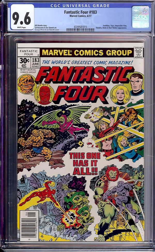 Fantastic Four #183 (Marvel, 1977) CGC 9.6