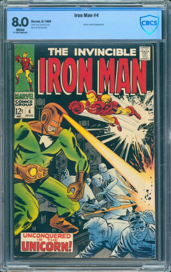 Iron Man #4 (Marvel, 1968) CGC 8.0