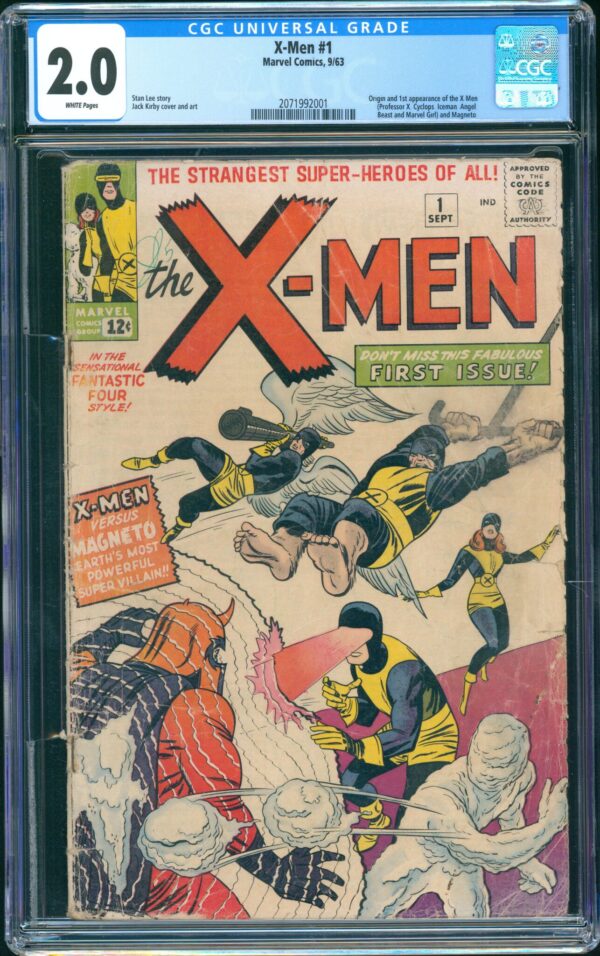 X-Men #1 (Marvel 1963) CGC 2.0