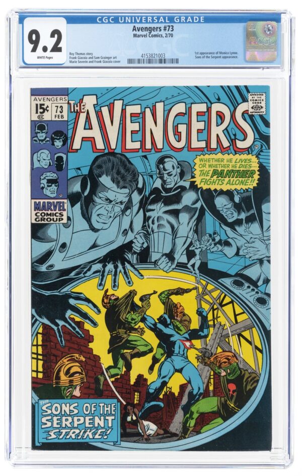 Avengers #73 (Marvel, 1970) CGC 9.2