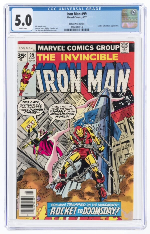 Iron Man #99 (Marvel, 1977) CGC 5.0 - PRICE VARIANT