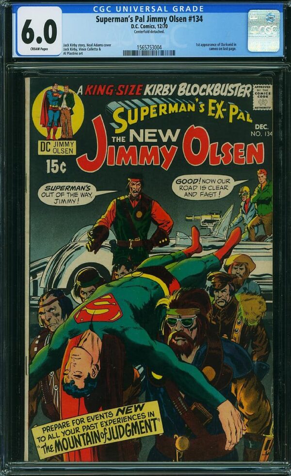 Superman's Pal Jimmy Olsen #134 (DC, 1970) CGC 6.0 - KEY