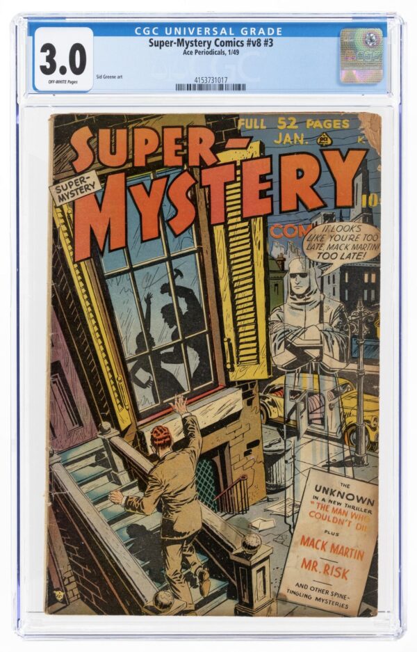 Super-Mystery Comics v8 #3 (Ace, 1949) CGC 3.0