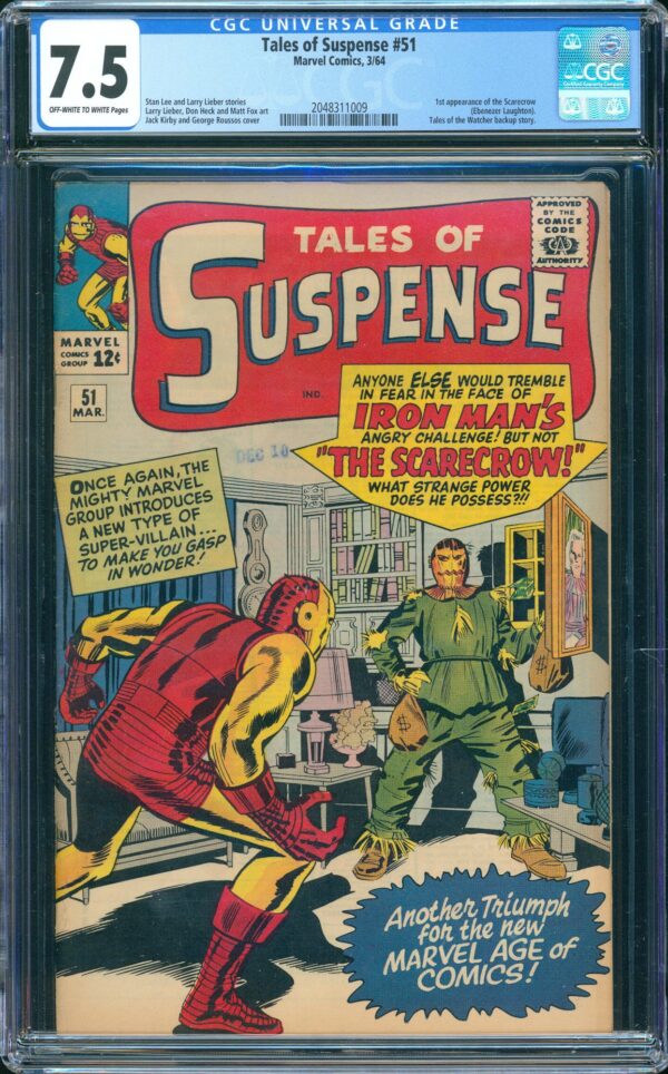 Tales of Suspense #51 (Marvel, 1964) CGC 7.5 - KEY