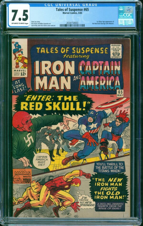 Tales of Suspense #65 (Marvel, 1965) CGC 7.5 - KEY