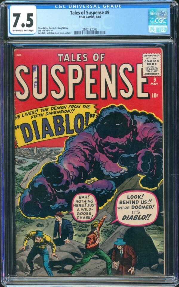 Tales of Suspense #9 (Atlas, 1960) CGC 7.5