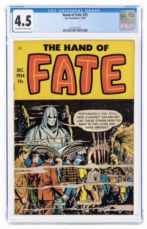 Hand of Fate #25 (Ace, 1954) CGC 4.5