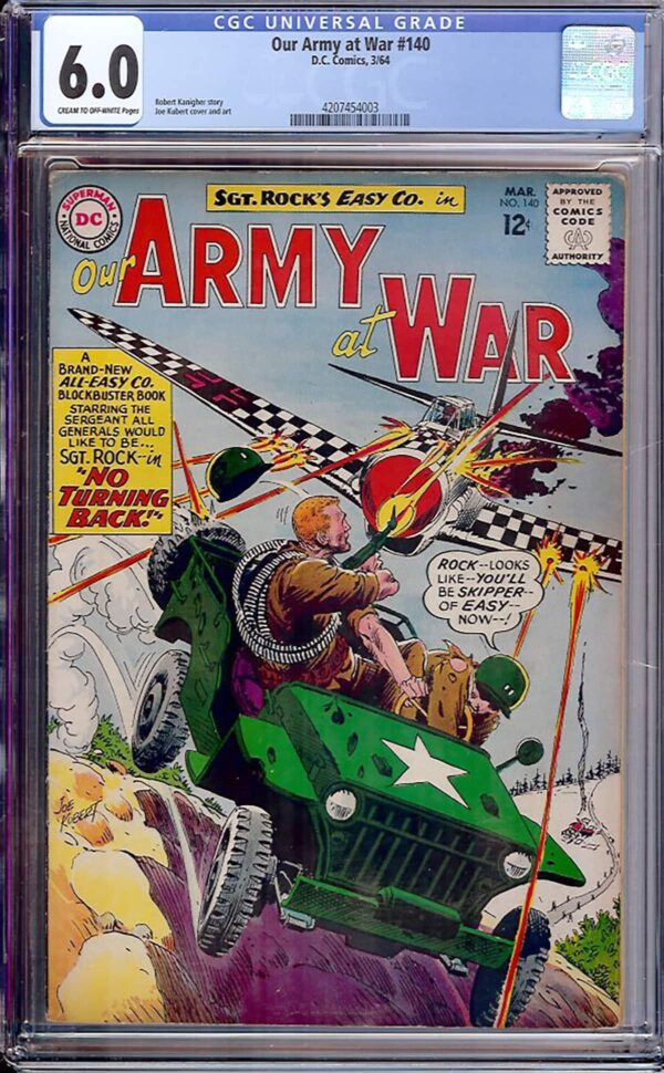 Our Army at War #140 (DC, 1964) CGC 6.0