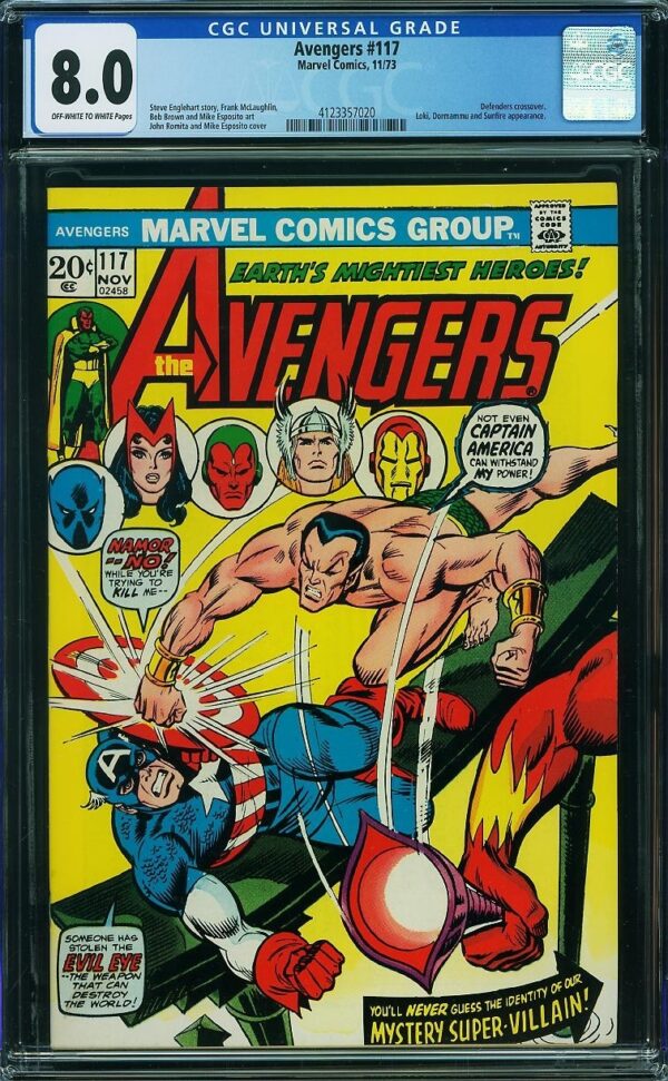 Avengers #117 (Marvel, 1973) CGC 8.0