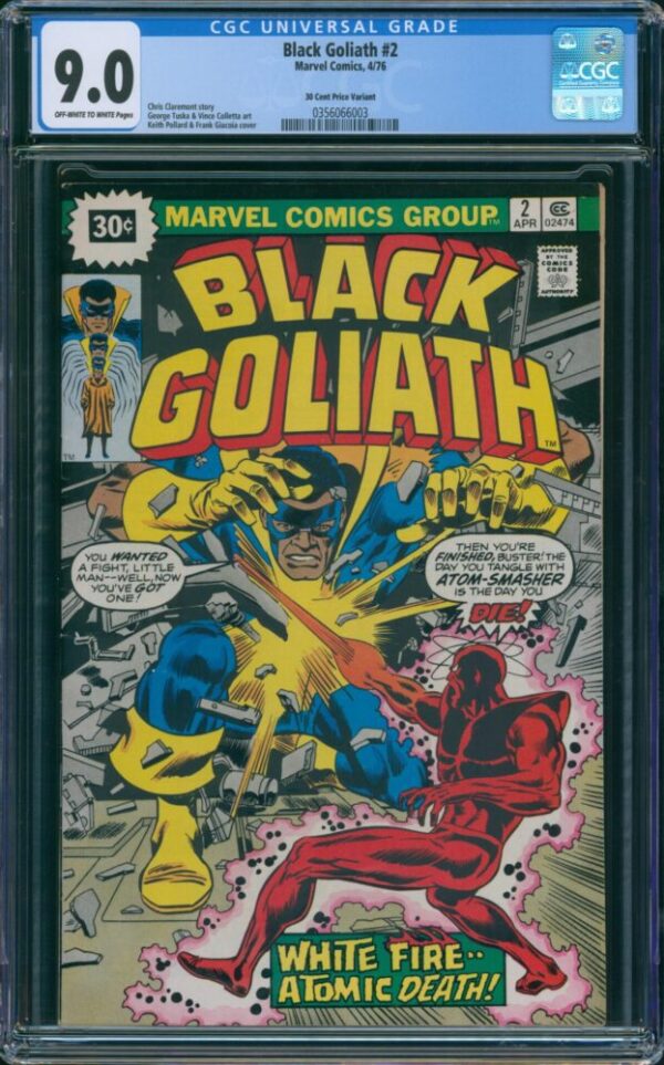 Black Goliath #2 (Marvel, 1976) CGC 9.0 - PRICE VARIANT