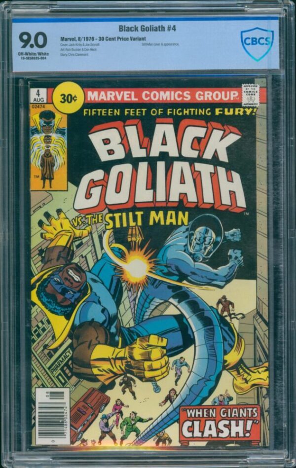 Black Goliath #4 (Marvel, 1976) CBCS 9.0 PRICE VARIANT