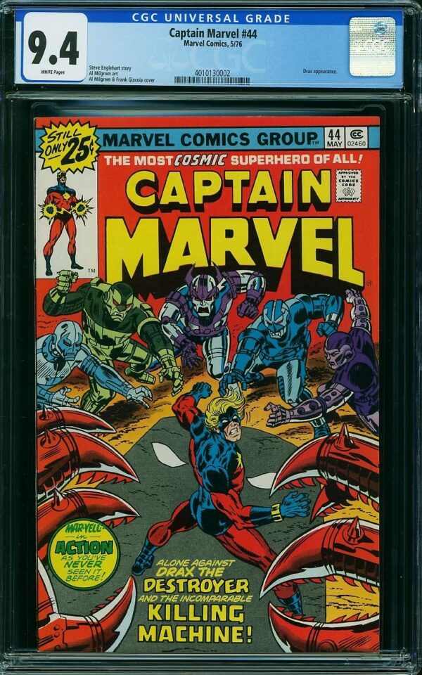 Captain Marvel #44 (Marvel, 1976) CGC 9.4