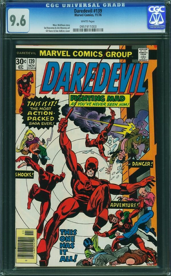 Daredevil #139 (Marvel, 1976) CGC 9.6