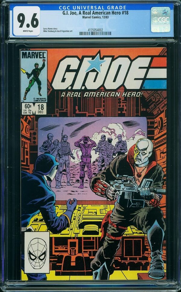 G.I. Joe, A Real American Hero #18 (Marvel, 1983) CGC 9.6