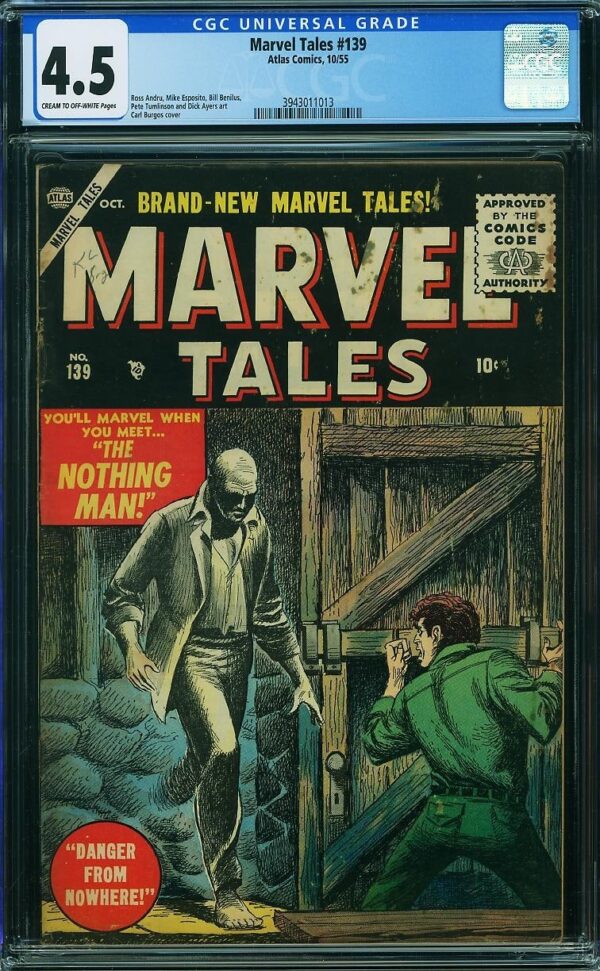 Marvel Tales #139 (Atlas, 1955) CGC 4.5