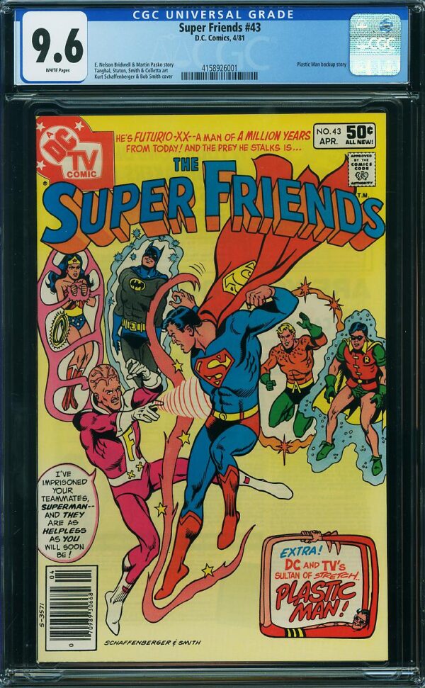 Super Friends #43 (DC, 1981) CGC 9.6