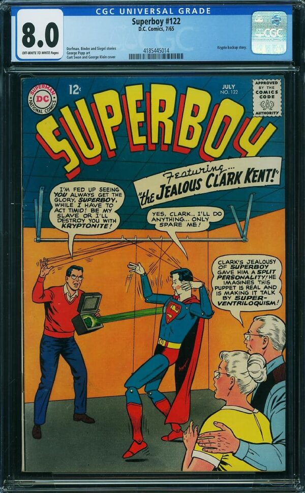 Superboy #122 (DC, 1965) CGC 8.0