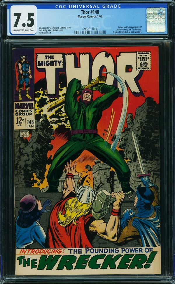 Thor #148 (Marvel, 1968) CGC 7.5 - KEY