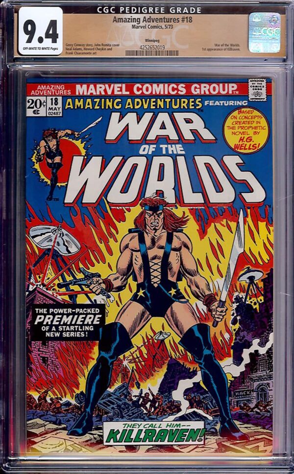 Amazing Adventures #18 (Marvel, 1973) CGC 9.4