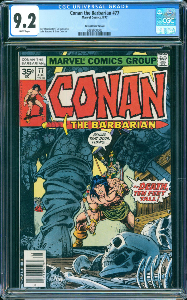 Conan #77 (Marvel, 1977) CGC 9.2 - PRICE VARIANT