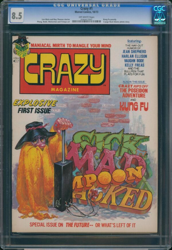 Crazy #1 (Marvel, 1973) CGC 8.5