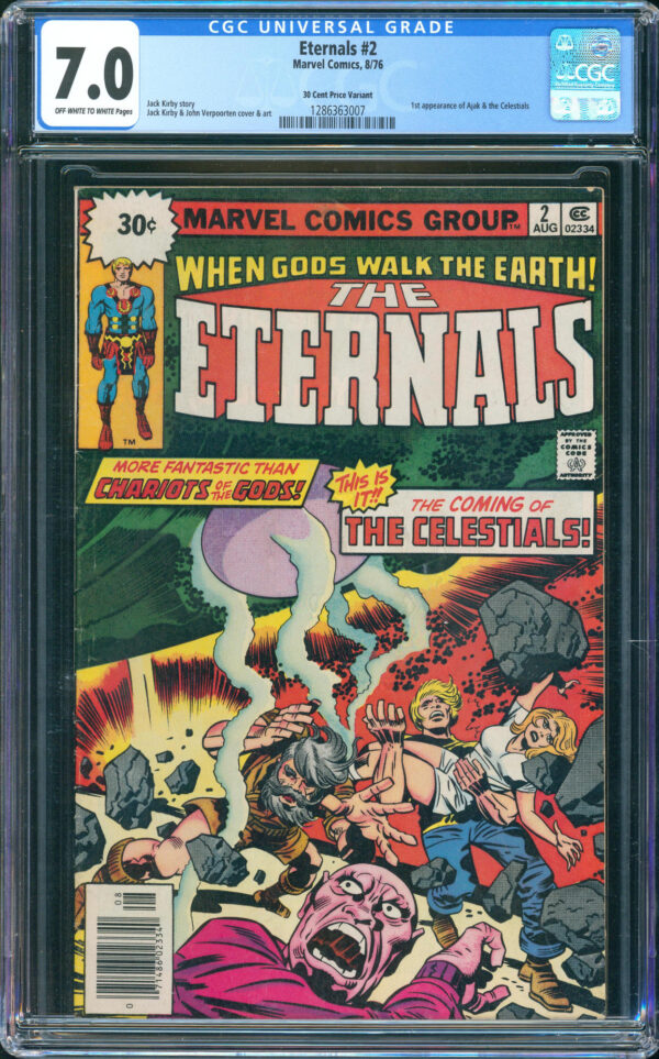 Eternals #2 (Marvel, 1976) CGC 7.0 - Price Variant