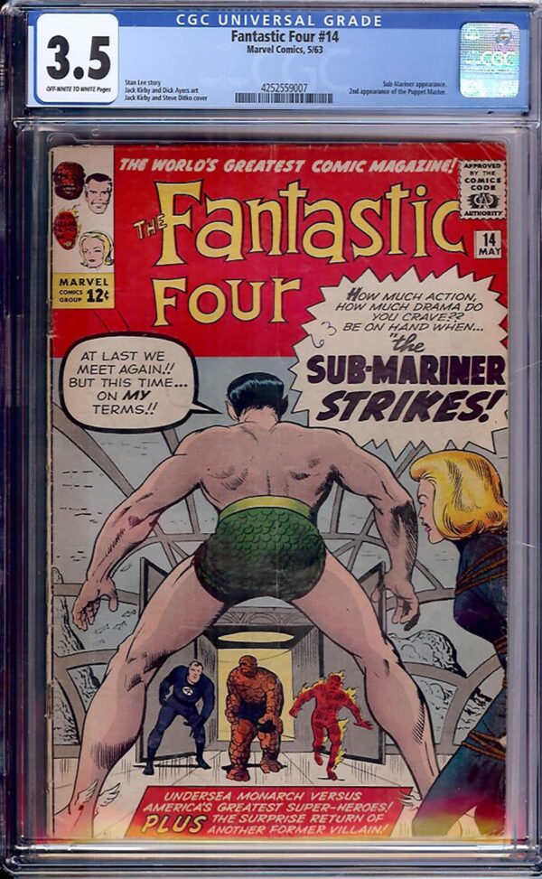 Fantastic Four #14 (Marvel, 1963) CGC 3.5