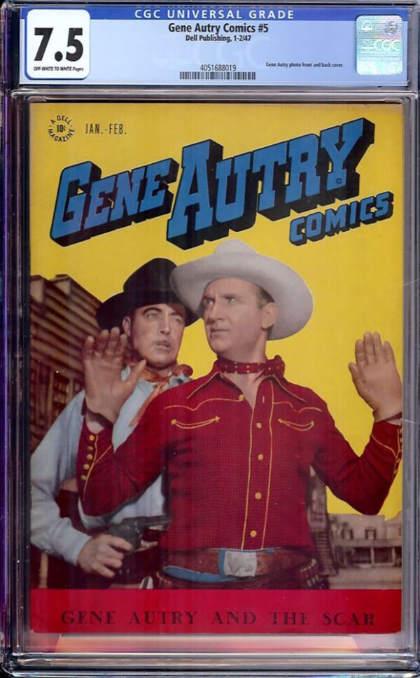 Gene Autry Comics #5 (Dell, 1947) CGC 7.5