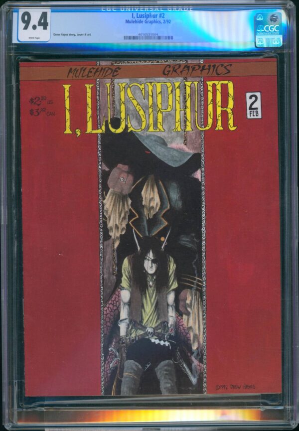 I, Lusiphur #2 (Mulehide Graphics, 1992) CGC 9.4