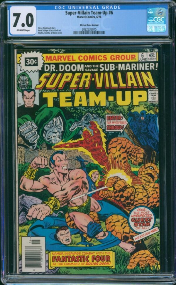 Super-Villain Team-Up #6 (Marvel, 1976) CGC 7.0