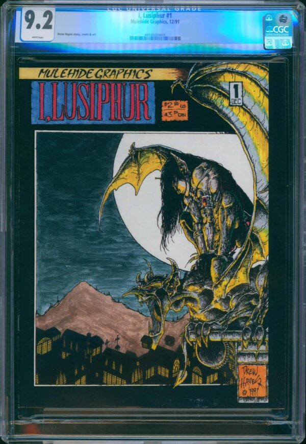 I, Lusiphur #1 (Mulehide Graphics, 1991) CGC 9.2