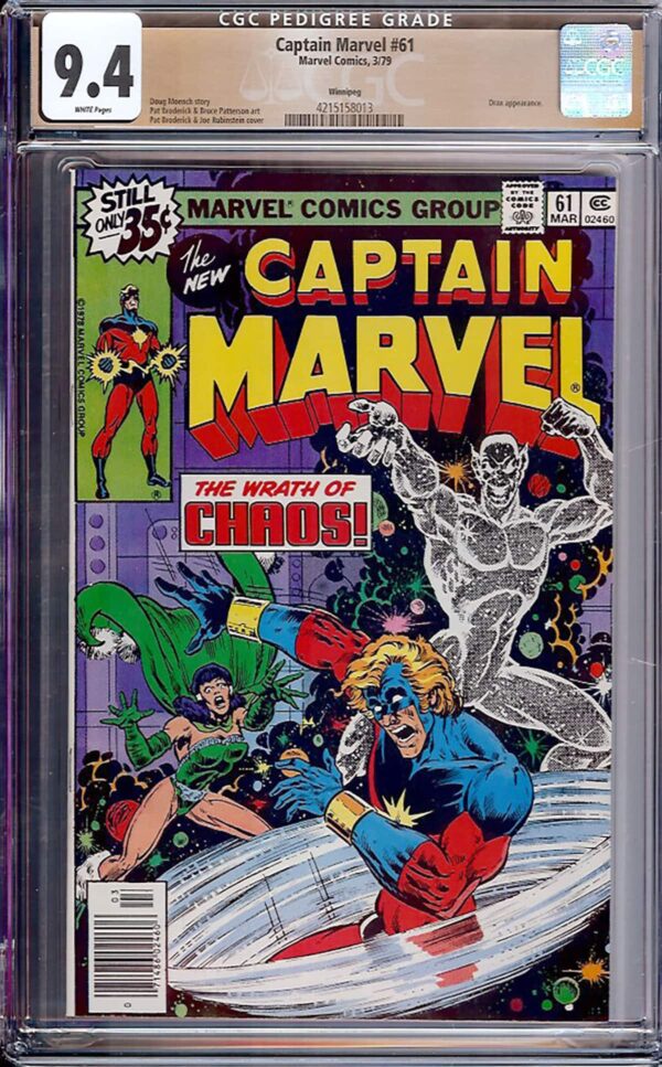 Captain Marvel #61 (Marvel, 1979) CGC 9.4