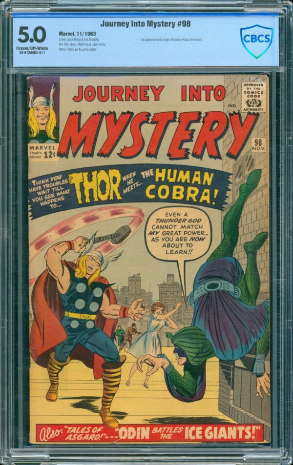 Journey into Mystery #98 (Marvel, 1963) CBCS 5.0