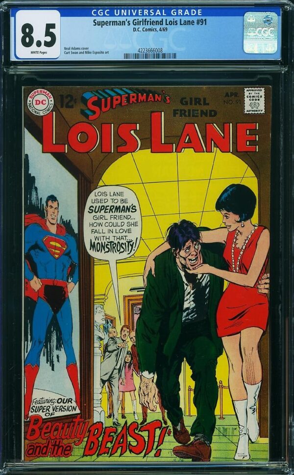 Superman's Girlfriend Lois Lane #91 (DC, 1969) CGC 8.5