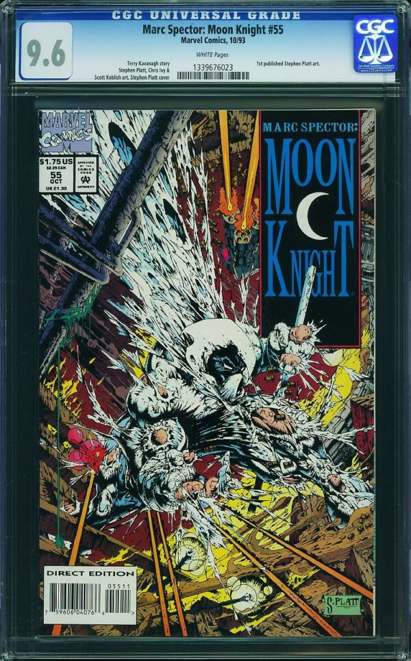 Marc Spector: Moon Knight #55 (Marvel, 1993) CGC 9.6 - KEY