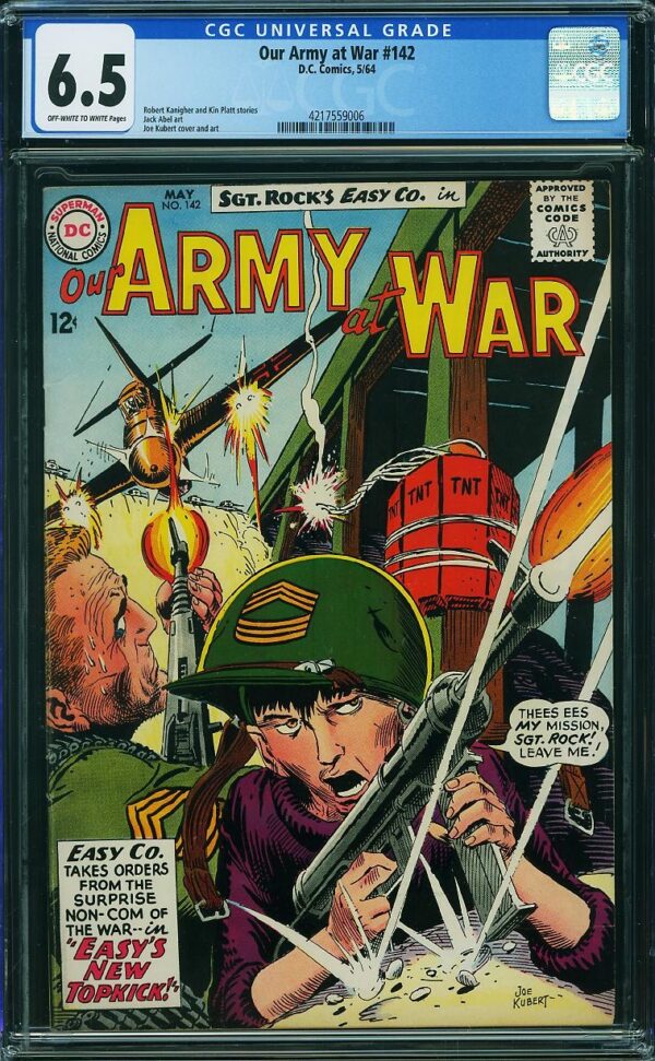 Our Army at War #142 (DC, 1964) CGC 6.5