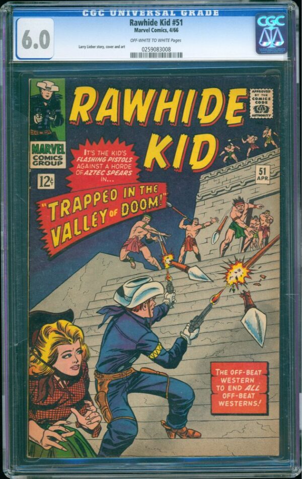 Rawhide Kid #51 (Marvel, 1966) CGC 6.0