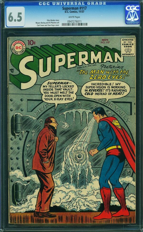 Superman #117 (DC, 1957)  CGC 6.5