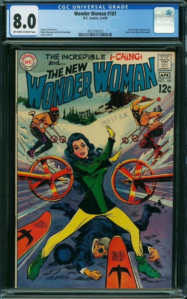 Wonder Woman #181 (DC, 1969) CGC 8.0