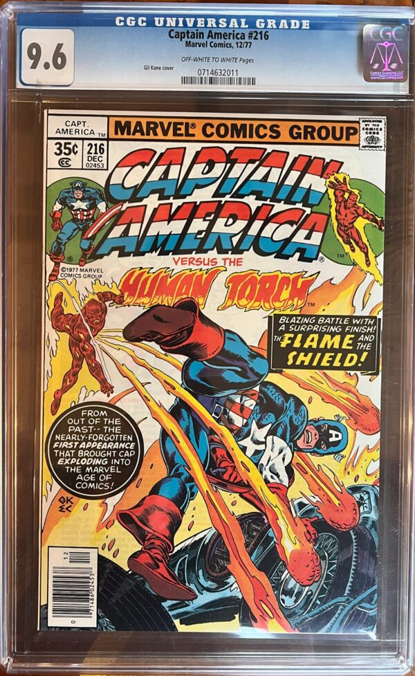 Captain America #216 (Marvel, 1977) CGC 9.6