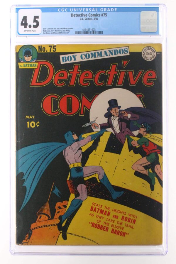 Detective Comics #75 (DC, 1943) CGC 4.5