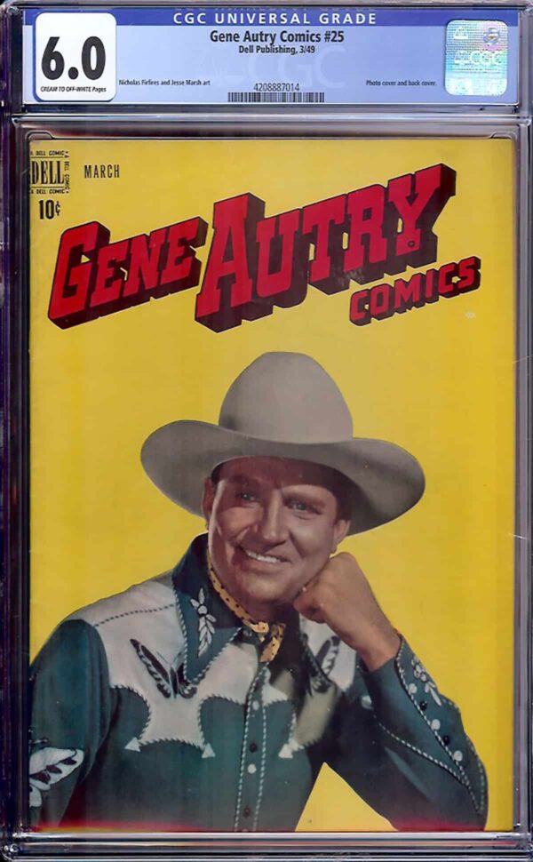 Gene Autry Comics #25 (Dell, 1949) CGC 6.0