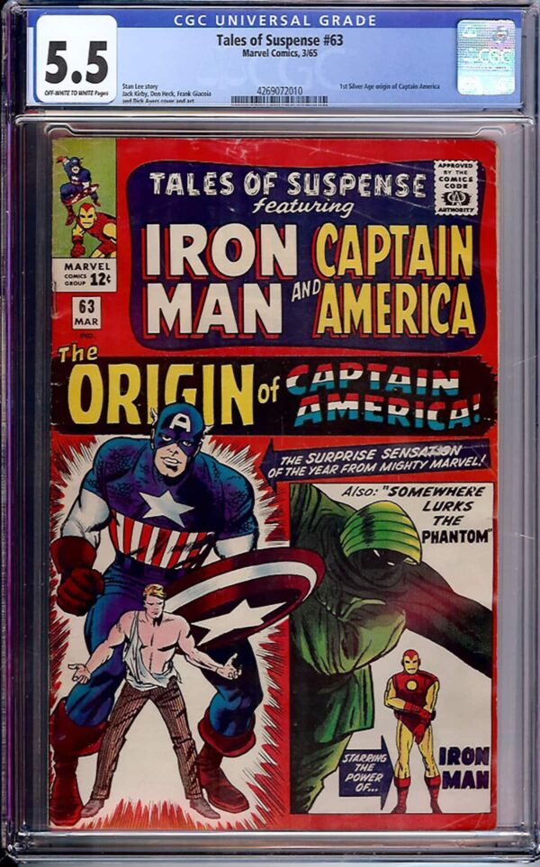 Tales of Suspense #63 (Marvel, 1965) CGC 5.5 - KEY